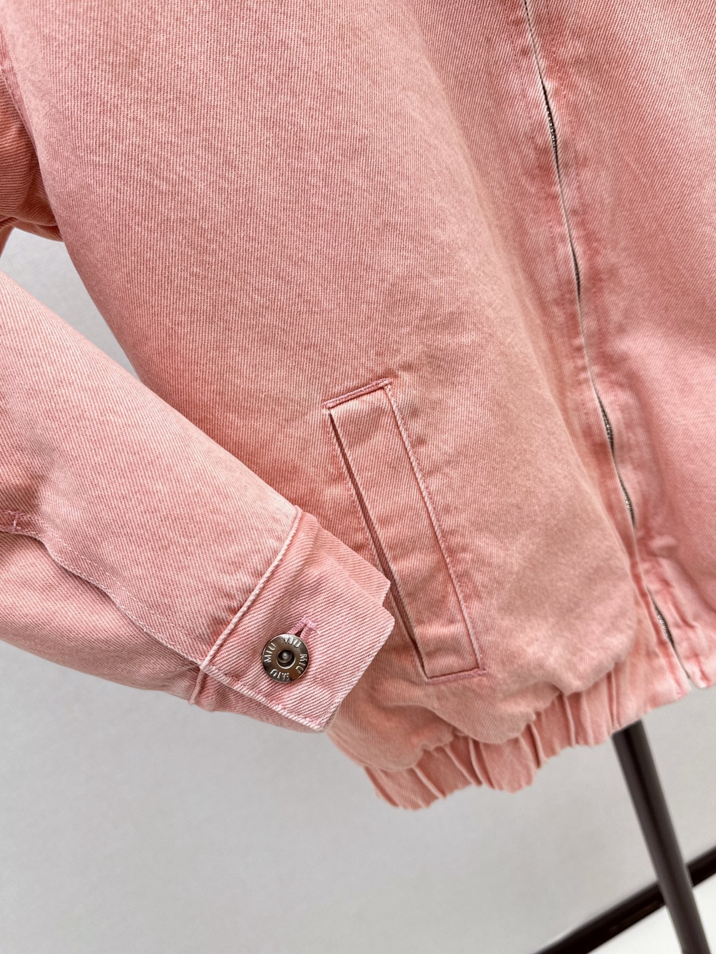 25 New collar spliced corduroy cotton jacket