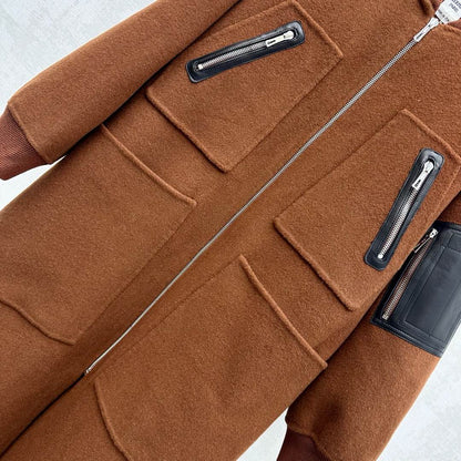 25 Long woolen coat